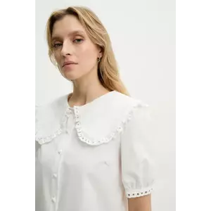 Answear Lab bluza femei, culoarea alb, neted imagine