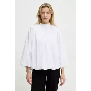 Answear Lab bluza femei, culoarea alb, neted imagine