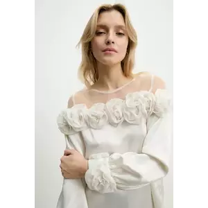 Answear Lab bluza femei, culoarea alb, neted imagine