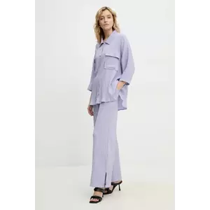 Answear Lab compleu femei, culoarea violet imagine