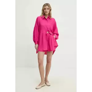 Answear Lab compleu femei, culoarea roz imagine