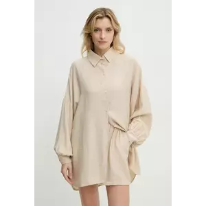 Answear Lab compleu femei, culoarea bej imagine