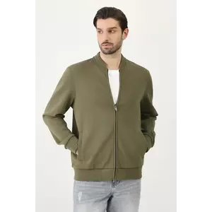 Medicine bluza barbati, culoarea verde, neted imagine