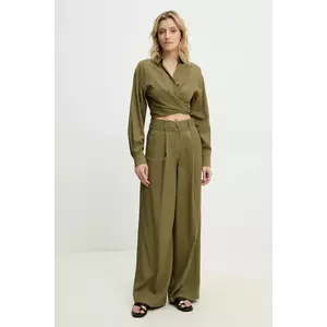 Answear Lab compleu femei, culoarea verde imagine