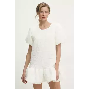 Answear Lab rochie culoarea alb, mini, evazată imagine