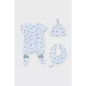 Mayoral Newborn compleu bebe 4-pack culoarea turcoaz, 9910 imagine