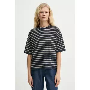 Theory tricou de in femei, culoarea albastru marin, P0313702 imagine