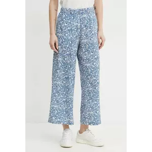 Weekend Max Mara pantaloni de matase femei, drept, high waist, 2515131082600 imagine