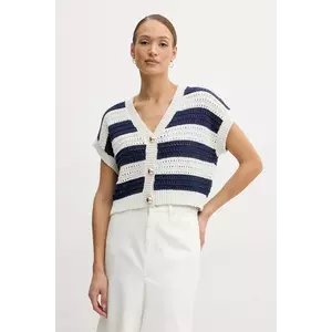 Silvian Heach cardigan OREMI femei, culoarea albastru marin, GPP25023CD imagine