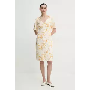 2NDDAY rochie Audette culoarea bej, mini, evazată, 2252127286 imagine