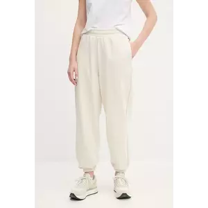 Puma pantaloni de trening femei, culoarea bej, neted, 629753 imagine