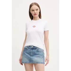 Dickies tricou femei, culoarea alb, DK0A4ZAO0WH1 imagine
