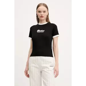 Dickies tricou femei, culoarea negru, DK0A4Z8IBLK1 imagine