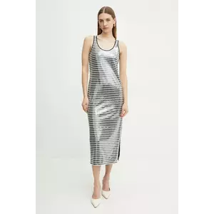 Marella rochie BEATI culoarea bleumarin, midi, dreaptă, 2513621054200 imagine