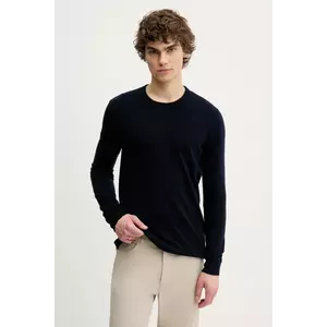 FROM FUTURE pulover de casmir barbati, culoarea albastru marin, light, MPR00051 imagine