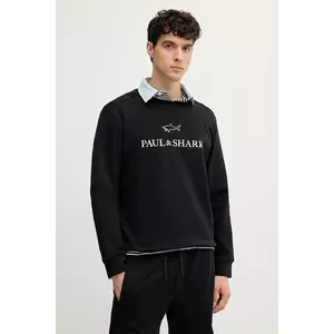 Paul&Shark bluza barbati, culoarea negru, cu imprimeu, 25411869 imagine