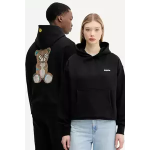 Barrow hanorac de bumbac culoarea negru, cu glugă, cu imprimeu, S5BWUAHS151 imagine