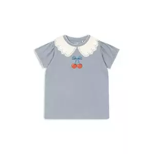 Konges Sløjd tricou de bumbac pentru copii FAMO PUFF TEE GOTS KS102603 imagine