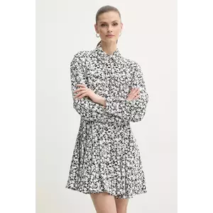 MICHAEL Michael Kors rochie culoarea negru, mini, evazată, MS582QWGSA imagine