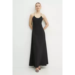 Silvian Heach rochie DULBAS culoarea negru, maxi, evazată, GPP25320VE imagine