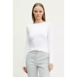 Hollister Co. longsleeve culoarea alb, cu spate descoperit, KI339-5068 imagine