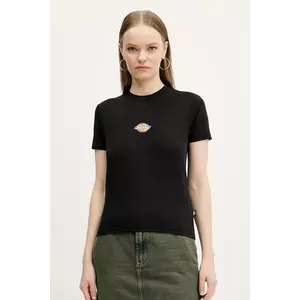 Dickies tricou femei, culoarea negru, DK0A4ZAOBLK1 imagine
