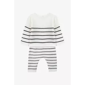 Tartine et Chocolat set de bumbac pentru bebelusi culoarea bej, CA36000 imagine