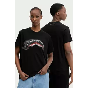 Sprayground tricou din bumbac culoarea negru, cu imprimeu, SP721BLK imagine