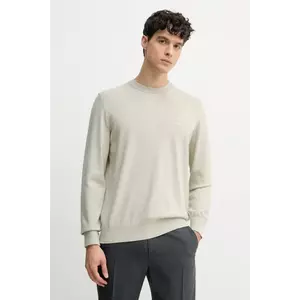 BOSS Orange pulover din amestec de lana barbati, culoarea bej, light, 50527583 imagine
