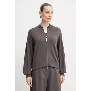 MM cardigan femei, culoarea maro, light, 2516311017600 imagine