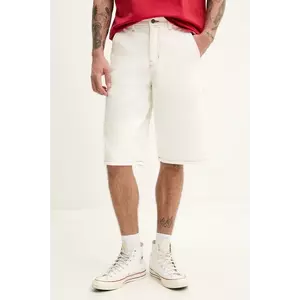 Dickies pantaloni scurti jeans barbati, culoarea alb, DK0A4ZASC481 imagine