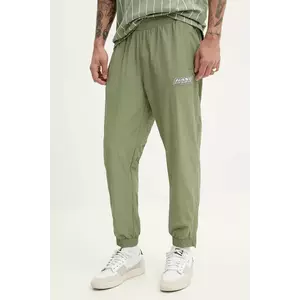 Karl Kani pantaloni de trening barbati, culoarea verde, cu imprimeu, 60060039 imagine