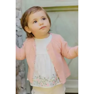 Tartine et Chocolat cardigan din bumbac pentru bebeluși culoarea roz, light, CA18030 imagine