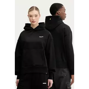 Barrow hanorac de bumbac culoarea negru, cu glugă, cu imprimeu, S5BWUAHS083 imagine