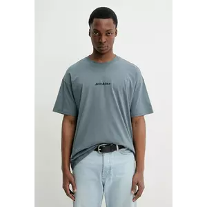 Dickies tricou din bumbac barbati, culoarea gri, cu imprimeu, DK0A4YRNG701 imagine
