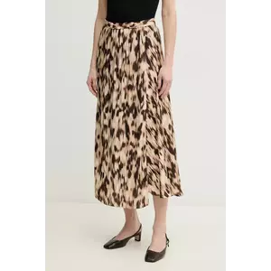 Pedro del Hierro fusta culoarea bej, midi, evazati, 7599296 imagine