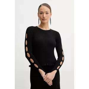 Silvian Heach pulover FINDAL femei, culoarea negru, light, GPP25038MA imagine