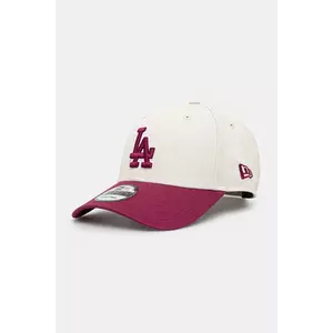 New Era șapcă de baseball din bumbac culoarea bej, modelator, 60595243 imagine