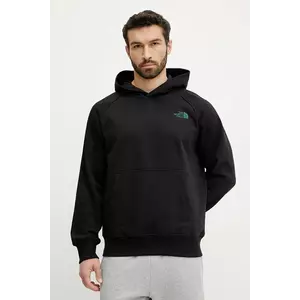 The North Face bluza Raglan Box barbati, culoarea negru, cu imprimeu, NF0A8C4X9431 imagine