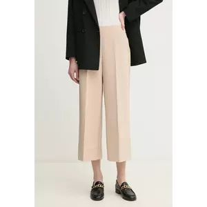 Joseph Ribkoff pantaloni femei, culoarea bej, fason culottes, high waist, 251265 imagine
