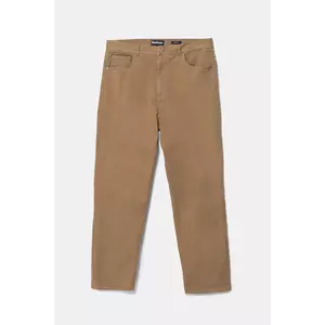 Barbour pantaloni Washed Stretch Twill Regular Fit Trouser barbati, culoarea verde, drept, MTR0742 imagine