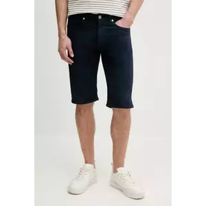 Pepe Jeans pantaloni scurti SLIM GYMDIGO SHORT barbati, culoarea albastru marin, PM801075YH6 imagine