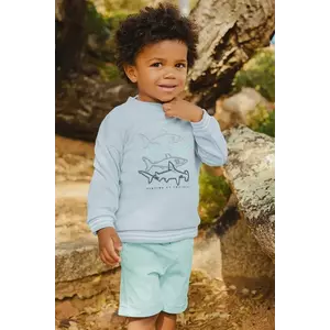 Tartine et Chocolat hanorac de bumbac pentru bebelusi cu imprimeu, CA15031 imagine