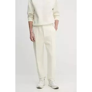 MACKAGE pantaloni de trening barbati, culoarea bej, neted, JAMIL.R imagine