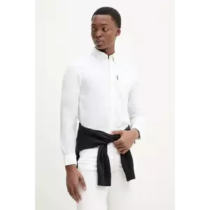 Superdry camasa din bumbac barbati, culoarea alb, cu guler button-down, regular, M4010991A-KKJ imagine