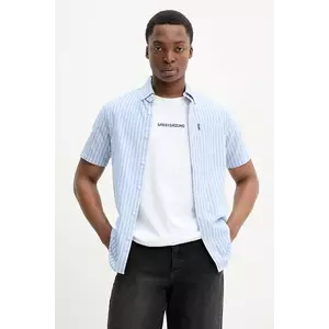 Superdry camasa din bumbac barbati, cu guler button-down, regular, M4010944A-D9J imagine