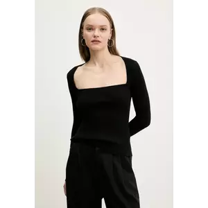 Abercrombie & Fitch pulover femei, culoarea negru, KI150-5176 imagine