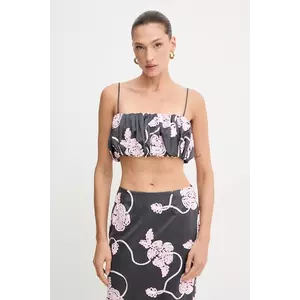 Rotate top femei, culoarea gri, cu imprimeu, 1136951206 imagine