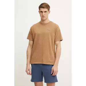 The North Face tricou din bumbac Nature Relaxed barbati, culoarea maro, cu imprimeu, NF0A8BVY6IH1 imagine