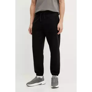 The North Face pantaloni de trening din bumbac Dome Relaxed barbati, culoarea negru, neted, NF0A8C3SJK31 imagine